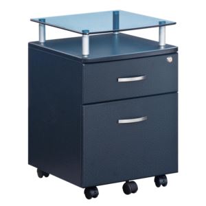 Techni%2BMobili%2BRolling%2BFile%2BCabinet%2Bwith%2BGlass%2BTop
