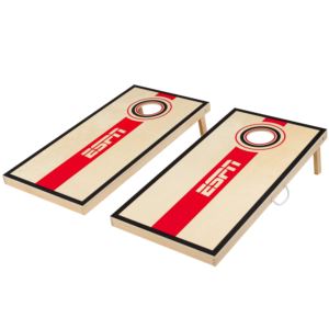 Premium+2ft+x+4ft+Solid+Wood+Cornhole+Set+w%2F+8+Bags+%26+Magnetic+Scoreboard