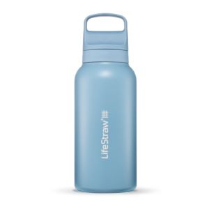 LifeStraw+Go+1L+Stainless+Steel+Filtered+Water+Bottle+Icelandic+Blue