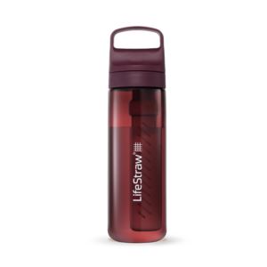 Lifestraw+Go+22oz+Filtered+Water+Bottle+Merlot+Me+Away