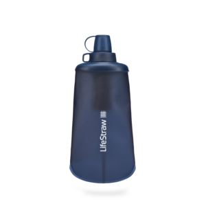 Peak+650ml+Collapsible+Squeeze+Bottle+w%2F+Filter+Mountain+Blue