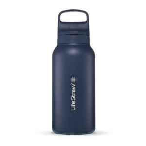 LifeStraw+Go+1L+Stainless+Steel+Filtered+Water+Bottle+Aegean+Sea