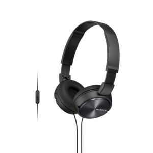 Full+Size+Stereo+Headphones+w%2F+In-line+Mic+Black