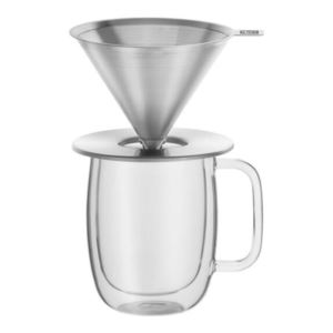 Zwilling+Sorrento+Double+Wall+Glassware+Pour+Over+Coffee+Dripper+2+Pc+Set