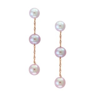 LALI+Jewels+K+Rose+Gold+Natural+Pink+Fresh+Water+Pearl+Earring