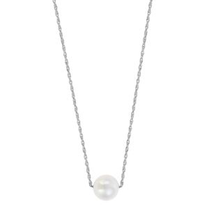 LALI+Jewels+K+White+Gold+White+Pearl+Necklace