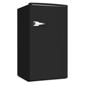 3.1+Cubic+Foot+Retro+Compact+Refrigerator+Black