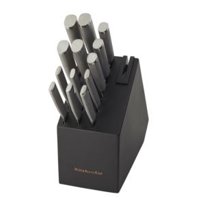 15pc+Gourmet+Self-Sharpening+Stainless+Knife+Block+Set