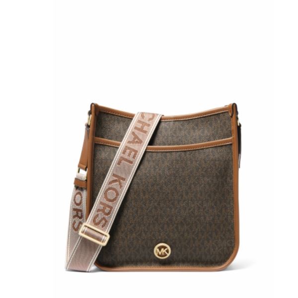早割切符 Messenger Logo Signature Large Luisa Bag Brown/Luggage - アート・デザイン・音楽