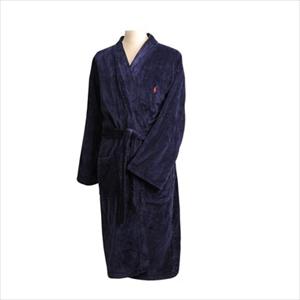+Navy+Cotton+Robe+size+L%2FXL