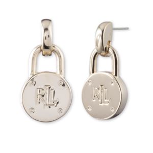 RLL+Padlock+Drop+Earrings