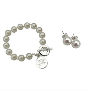 Lauren+Ralph+Lauren+Piece+Pearl+Bracelet+Earrings