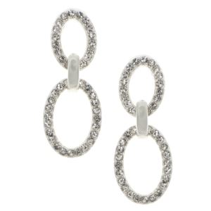 Pave+Link+Drop+Earrings