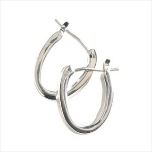 Lauren+Oval+Hoop+Earrings