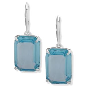 Aqua+Drop+Earrings