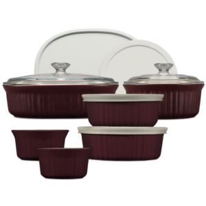 French+Colors+12pc+Bakeware+Set+Cabernet