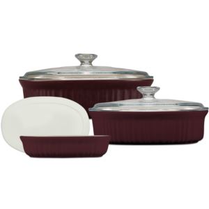 French+Colors+6pc+Bakeware+Set+Cabernet