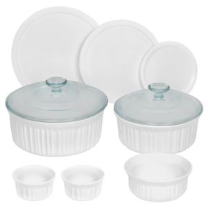 French+White+10pc+Bakeware+Set