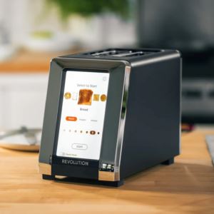 R180+Connect+InstaGLO+Touchscreen+Toaster+Matte+Black%2FChrome