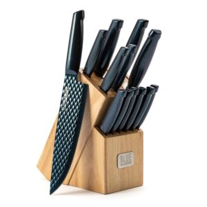 Nonstick+Sharp+Stone+14pc+Knife+Block+Set