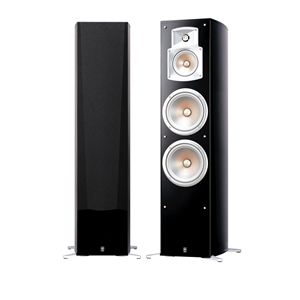 3-Way+Bass+Reflex+Floor+Standing+Speaker+8%22+Woofers