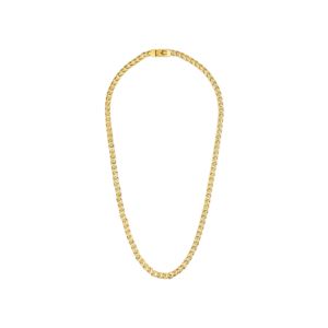 Bulova+Link+mm+Polished+Stainless+Steel+Necklace+GoldTone
