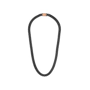 Latin+GRAMMY+Classic+mm+Stainless+Steel+Curb+Chain+Necklace+Gunmetal