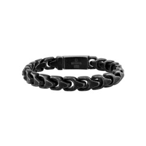 Bulova+Link+mm+Antiqued+Black+Stainless+Steel+Bracelet