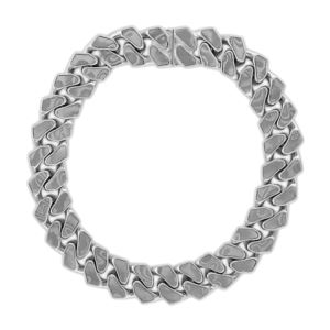 Marc+Anthony+Sterling+Silver+Damascus+Steel+Curb+Bracelet