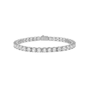 Classic+mm+White+Topaz+Tennis+Bracelet