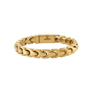 Bulova+Link+mm+GoldTone+Stainless+Steel+Bracelet