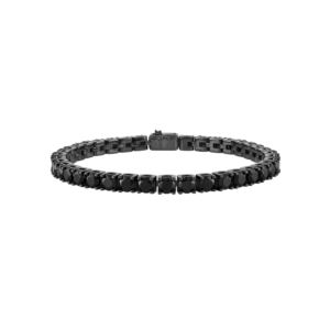 Classic+mm+Black+Spinel+Tennis+Bracelet