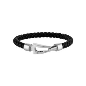 Marine+Star+Black+Nautical+Braided+Bracelet+Medium