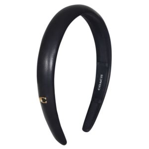 Leather+Headband+Black