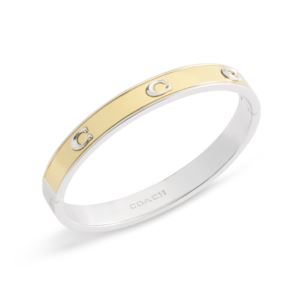 Signature+C+Inlay+Bangle+Bracelet