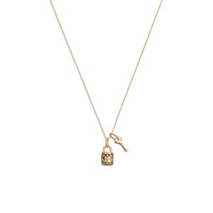 Quilted+C+Padlock+Key+Pendant