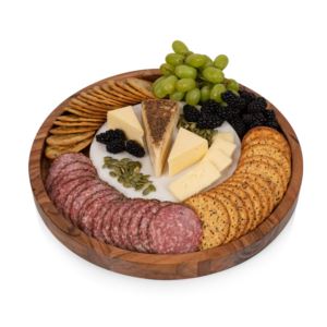 Isla+Serving+Platter+w%2F+Marble+Cheeseboard+Insert