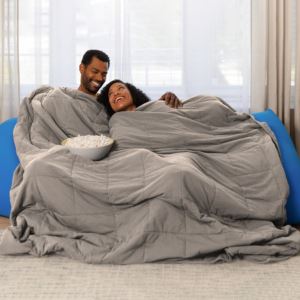 Cozybo+Double+All-Seasons+Blanket+Light+Gray