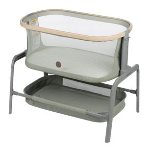 Iora+Bedside+Bassinet+-+EcoCare+Classic+Green