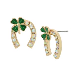 Horseshoe+Stud+Earrings