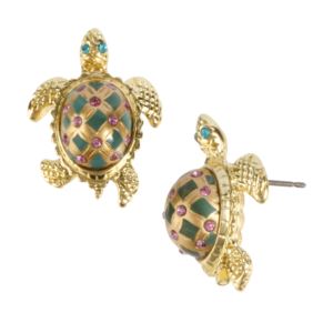 Turtle+Stud+Earrings