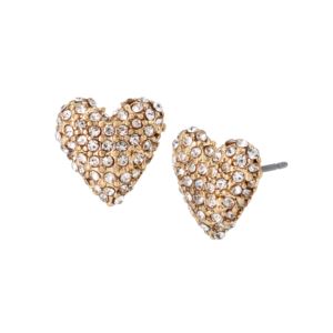 Pave+Heart+Studs