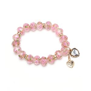 Flower+Bead+Stretch+Bracelet