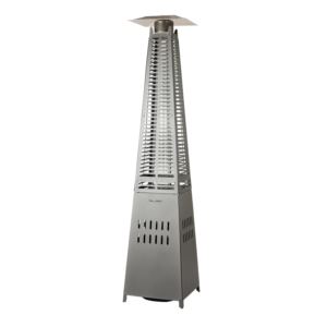 Modern+Pyramid+Flame+Patio+Heater+Platinum