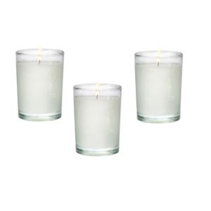 Sunkissed+Sandalwood+Votive+Glass+Candle+Set