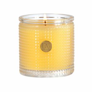 Agave+Pineapple+Textured+Glass+Candle