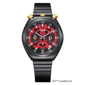 Mens+Quartz+Star+Wars+Darth+Maul+Black+Stainless+Steel+Watch+Red+Dial