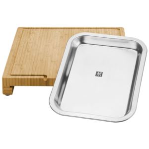 BBQ+Cutting+Board+w%2F+Stainless+Steel+Tray