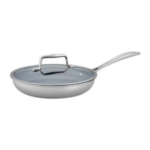 Clad+CFX+9.5%22+Stainless+Steel+Nonstick+Ceramic+Fry+Pan+w%2F+Lid
