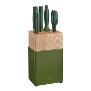 Zwilling+Now+S+6pc+Knife+Block+Set+Green